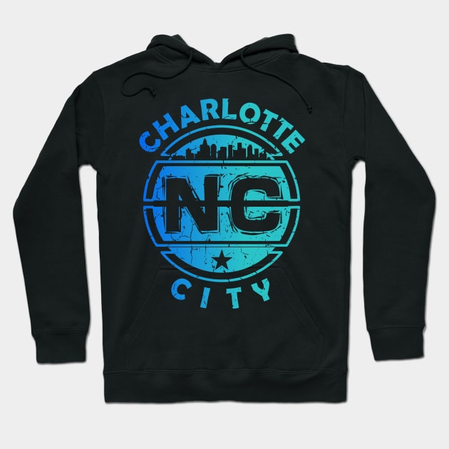 Charlotte City NC – North Carolina - USA Hoodie by Jahmar Anderson